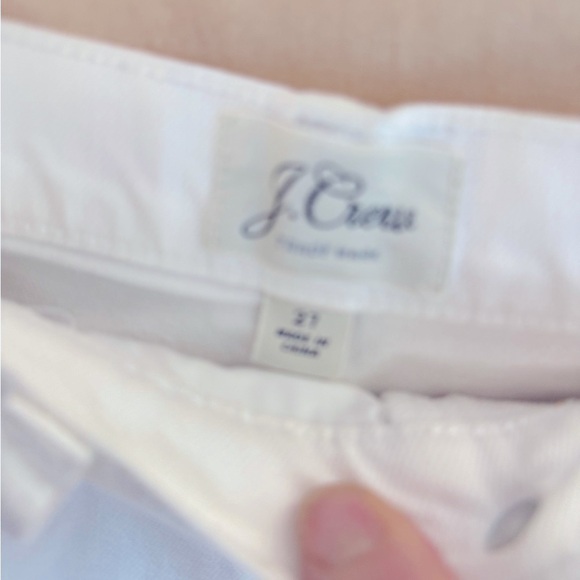J. Crew White Frayed Hem Jean Shorts: Eligible 3/$25 - Picture 9 of 13
